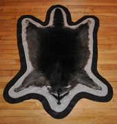 racoon rug